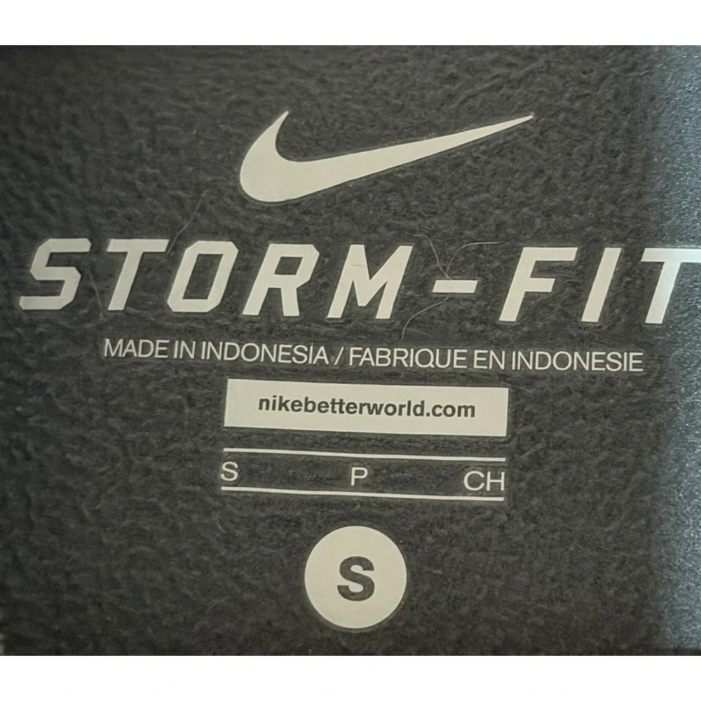 Nike Alliance II Training Parka Mens Small Black Storm Fit Puffer Coat Hooded